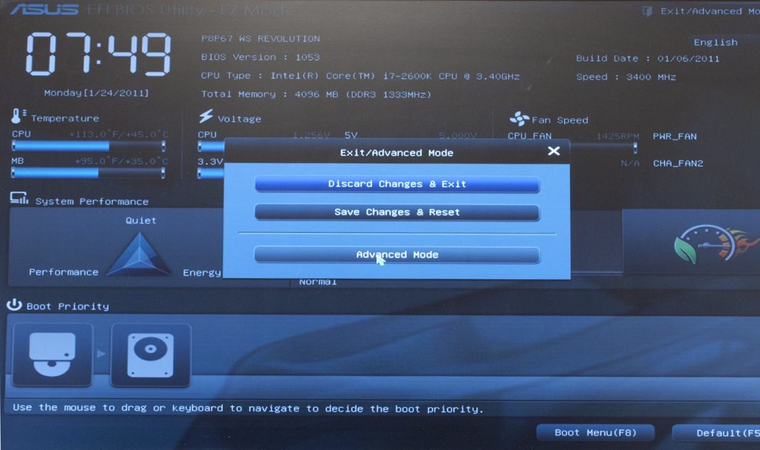 ASUS P8P67 WS Revolution width=