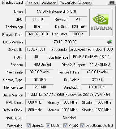 Gainward GeForce GTX 570 width=