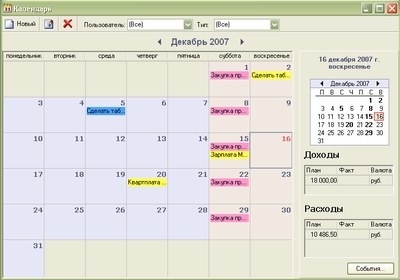 учет домашних финансов