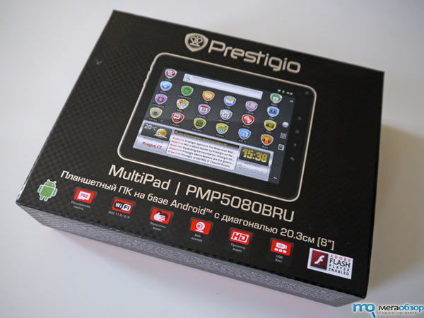 Обзор и тестыPrestigio MultiPad PMP5080B: недорогой российский планшет  width=