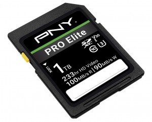 PNY выпустила карту памяти SDXC PRO Elite емкостью 1 ТБ