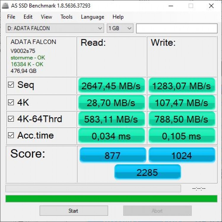 ADATA Falcon 512 GB