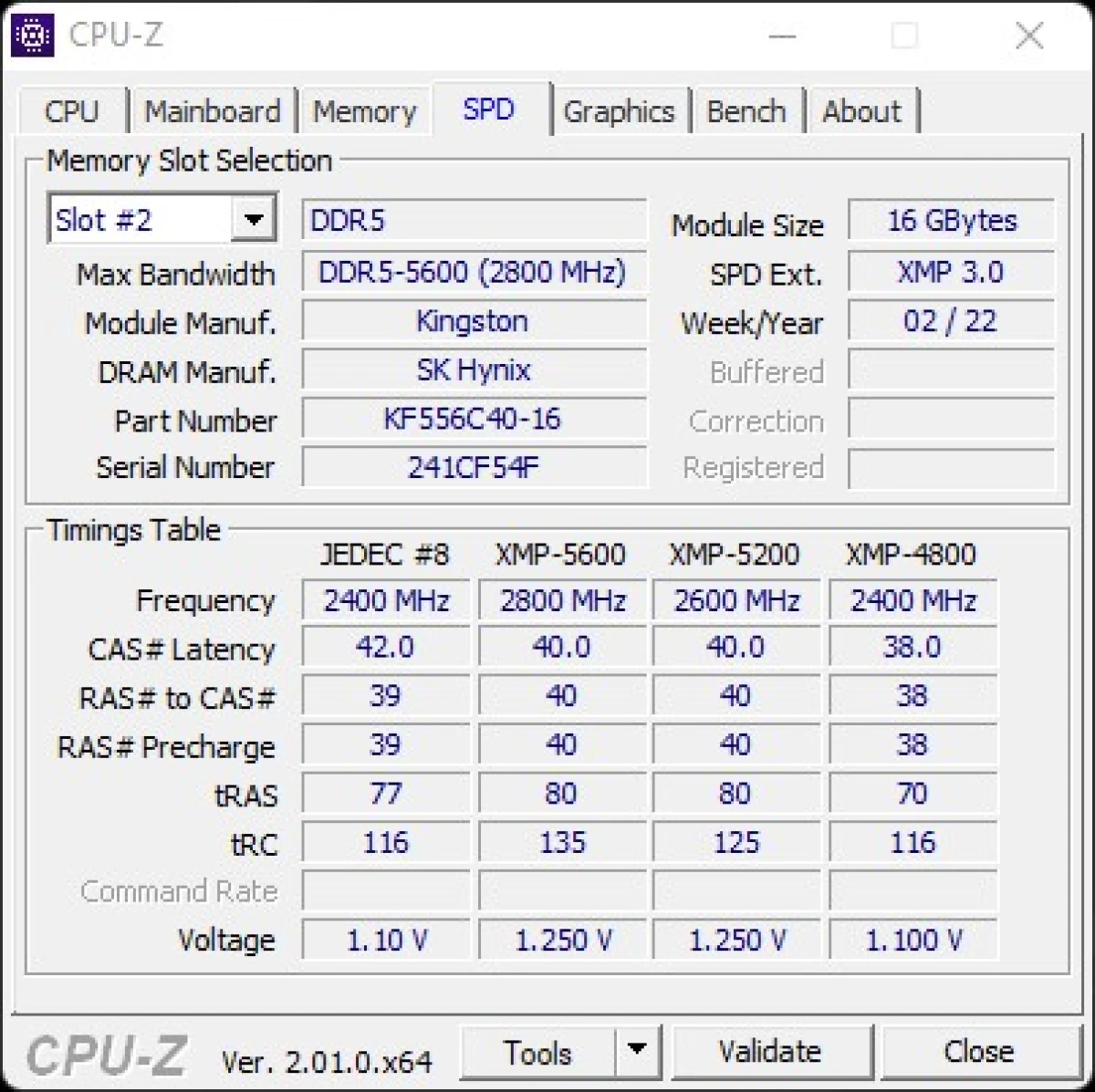 тесты Kingston FURY Beast DDR5-5600