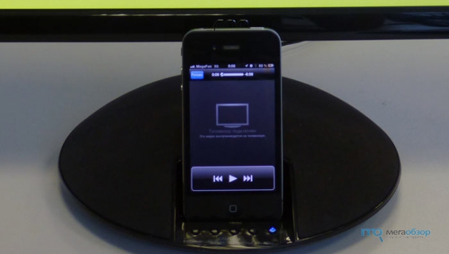 Обзор и тесты АОС E2343Fi. Монитор с док-станцией для Apple iPhone и iPod